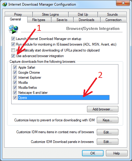IDM Configuration Opera Integration
